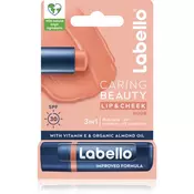 Labello Caring Beauty balzam za toniranje za usne nijansa Nude 5,5 ml