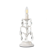 ONLI - Stona lampa TERESA 1xE14/6W/230V bela