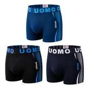 3-PACK moške boksarice Uomo Blue Motion