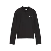 PUMA Train All Day Essentials Slim Quarter-Zip Long Sleeve Tee Youth, Shop, Black, 15-16Y