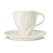 Julius Meinl Ivory Premium bijela porculanska šalica s tanjuricem za espresso 60 ml