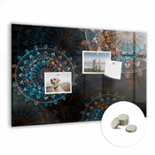 tulup.si Magnetna steklena tabla Vzorec mandale 90x60 cm