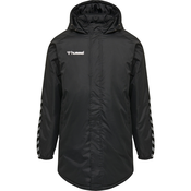 Hummel Športna jakna Authentic pegasto siva/črna/bela