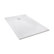 TALNA TUŠ KAD LOTUS 80x120cm LITI MARMOR, BELA | Topdom