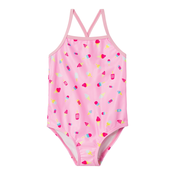 NAME IT Jednodijelni kupaći kostim ZILLE, svijetloplava / žuta / roza / malina