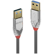 LINDY LINDY USB kabel USB 3.2 gen. 1 (USB 3.0) USB-A vtič\, USB-A vtič 2.00 m siva 36627, (20415702)