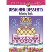 Creative Haven Designer Desserts Coloring Book