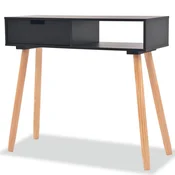 Vidaxl Konzolna mizica iz masivne borovine 80x30x72 cm