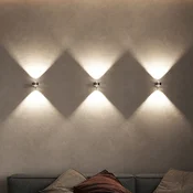 Top Light Puk Mini Wall+, G9, prozorne leče, krom - Dnevna soba/jedilnica - Dizajn - krom, prozorno - Kovina