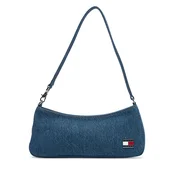 Ročna torba Tommy Jeans Tjw Cool Denim Shoulder Bag AW0AW19157 Modra