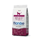 MONGE Suva hrana za macke koje žive u kuci piletina 1.5kg