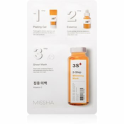 Missha 3-Step posvetlitvena maska v treh korakih 25 g