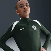 Chelsea F.C. Strike Older Kids Nike Dri-FIT Football Drill Top - Green - Polyester/Elastane