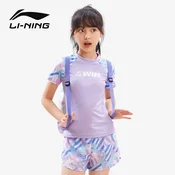 Li-Ning Dvodelni kupaci kostim za devojcice, Ljubicasti