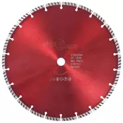 Dijamantni disk za rezanje s turbo segmentima celicni 300 mm