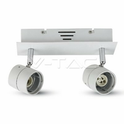 V-TAC STROPNA SVETILKA ZA NOTRANJOST - 2 X LED GU10, BELA