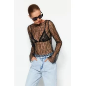 Trendyol Milla Ženska bluza, Crna