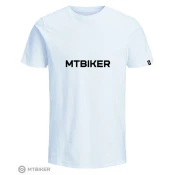 MTBIKER LOGO 3 majica, bela (S)