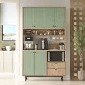 Hanah Home Višenamenska komoda RE7-SY, 120 x205 x35.5 cm, Hrast