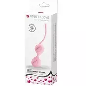 Vaginalne kuglice Pretty Love Kegel Tighten Up I, 16.3cm, Roze
