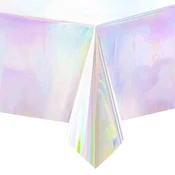 Namizni prt mavrično srebrn 274x137cm - Party Pal