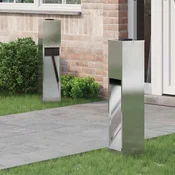 Solarna LED svjetiljka za stazu 2 pcs Srebrno Nehrdajuci celik