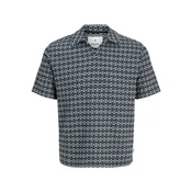 Jack & Jones Plus Majica JPRBLAELI  mornarska / dimno modra