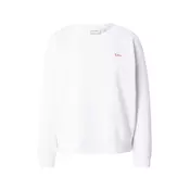 COMMA Sweater majica  crvena / bijela
