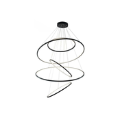 AZ3137 Azzardo - LED Zatemnitveni lestenec na vrvici WHEEL LED/190W/230V črna