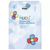 Folija za boje za staklo MUCKI KREUL - 3 lista A4 (dodaci za)
