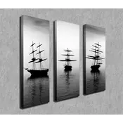 Wallity Dekorativne slike na platnu, 20x70cm, 3 komada, Šarene