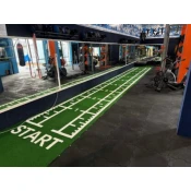 Umetna trava zelena 1,5 x 12,2 m – Sprint Track | Profesionalna podlaga za dolge in intenzivne treninge