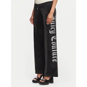 Juicy Couture Spodnji del trenirke Old Gothic JCWBJ226334 Črna Regular Fit