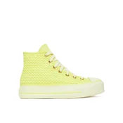 Modne superge Converse Chuck Taylor All Star Lift Platform Knit A14967C Rumena
