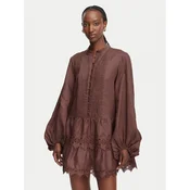 Bardot Vsakodnevna obleka Antonia 59849DB2 Rjava Relaxed Fit