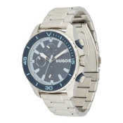 HUGO Analogna ura Dive mornarska/svetlo modra/srebrna