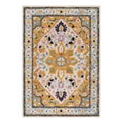Rumena volnena preproga 170x120 cm Dahlia - Flair Rugs