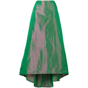 Balmain Pre-Owned - printed full skirt - women - Green