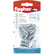 FISCHER ZIDNI VLOŽKI ZA MAVČNE PLOŠČEGKM, 504330, KOVINA, 1 PAKET