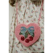 Konges Slojd  BEADED HEART BAG