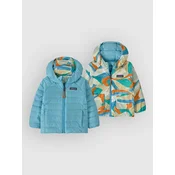 Patagonia Reversible Down Kids Jacket rutabaga white