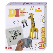 Hama Set perlic v škatli motiv safari, 2500 kos