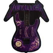 Metallica Kirk Purple Ouija Guitar Našitek za šivanje