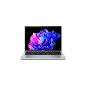 Laptop ACER Swift GO NX.KMZEX.001 / Core i5, 16GB, 512GB SSD, Iris Xe Graphics, 14 OLED 2.8K, Windows 11, srebrni