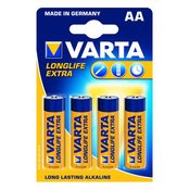 VARTA baterije LONGLIFE AA, komplet od 4 komada