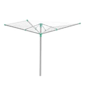 Songmics Vrteča se sušilnica za perilo 1394x1394x120-180 cm srebrna