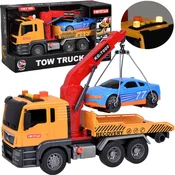 Set kamiona za vucu + automobilske rasvjete i zvuka SUPER mobilna HDS dizalica ZA5408