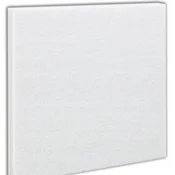 Akustični panel iz poliestra 50 x 50 cm, debelina 5 cm, bela barva