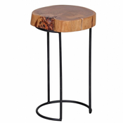 Bruxxi Konferenčna mizica Akola, 28x45 cm, masiv Sheesham