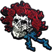 Grateful Dead Bertha Skull Small Iron-On Patch